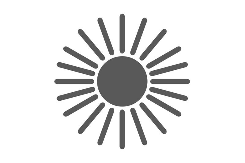 sun-icon-vector-simple