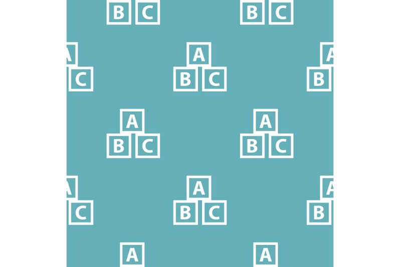 education-abc-blocks-pattern-seamless-blue