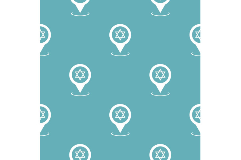 synagogue-map-pointer-pattern-seamless-blue