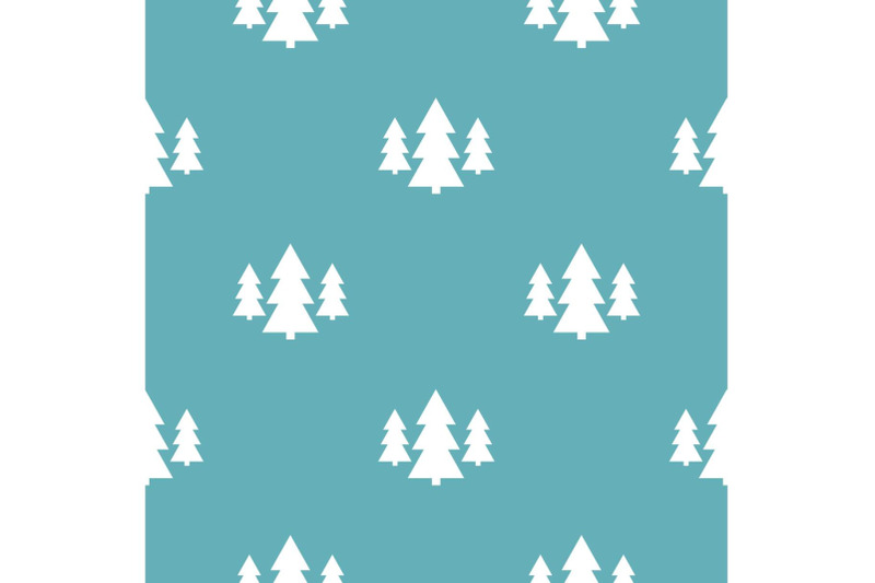 forest-pattern-seamless-blue