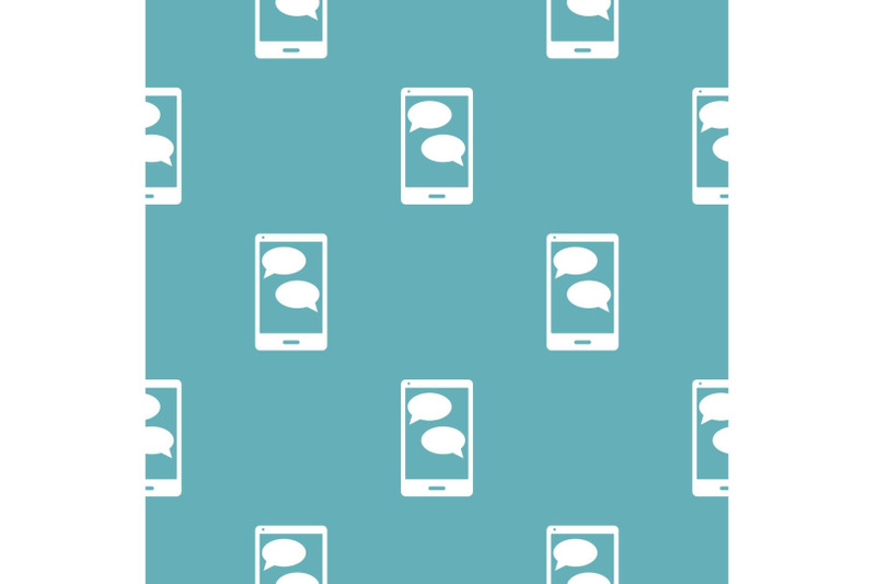 mobile-chat-pattern-seamless-blue