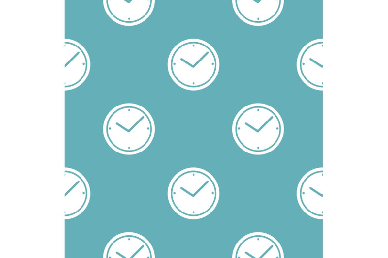 clock-pattern-seamless-blue