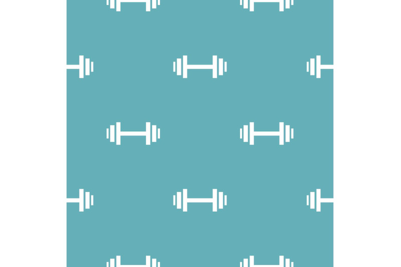 barbell-pattern-seamless-blue