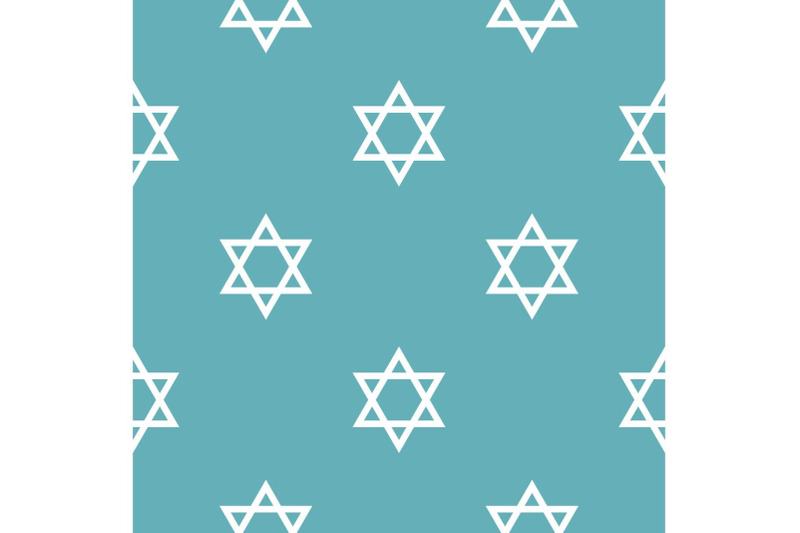 david-star-pattern-seamless-blue