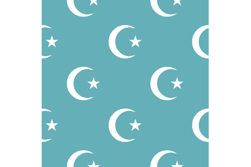 islamic-crescent-moon-pattern-seamless-blue