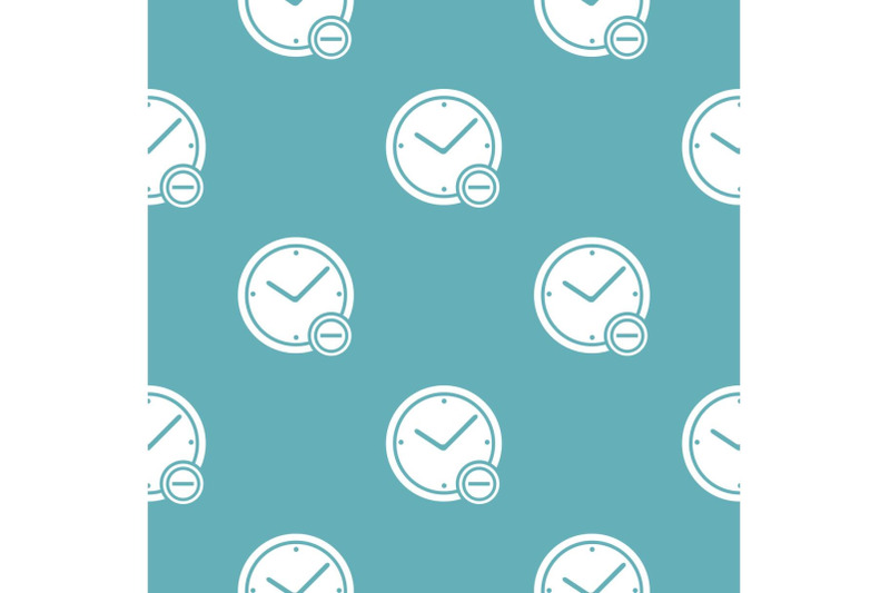 time-minus-pattern-seamless-blue