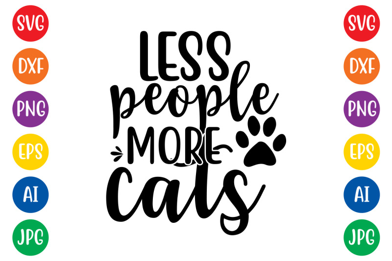 less-people-more-cats-svg-cut-file