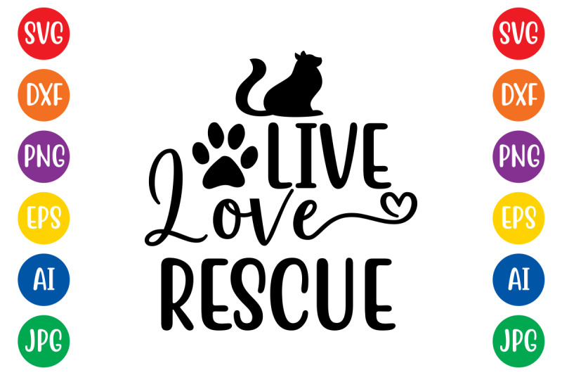 live-love-rescue-svg-cut-file