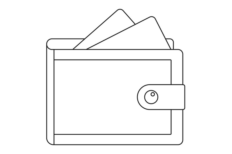 wallet-icon-outline-style