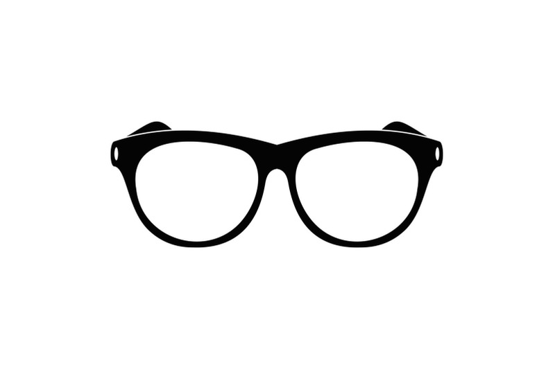 vintage-eyeglasses-icon-simple-style