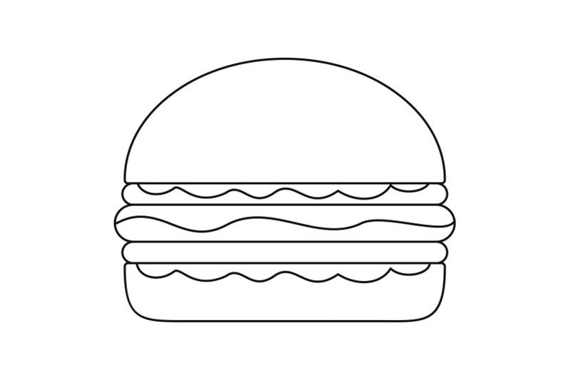 burger-icon-outline-style