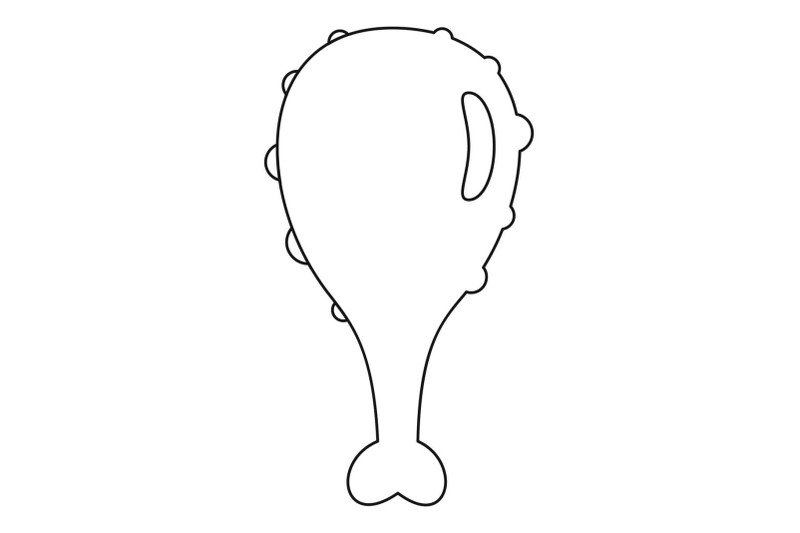 meat-icon-outline-style