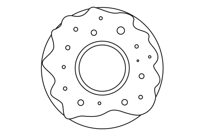 donut-icon-outline-style