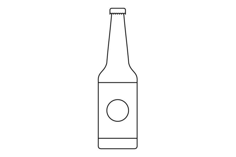 bottle-icon-outline-style