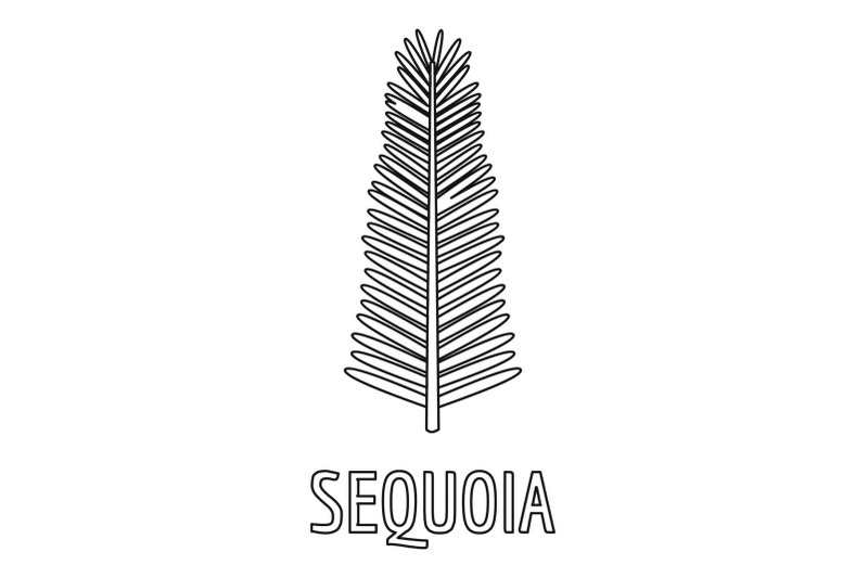 sequoia-branch-icon-outline-style
