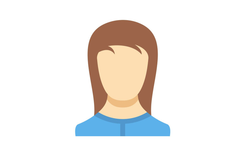 new-woman-user-icon-vector-flat