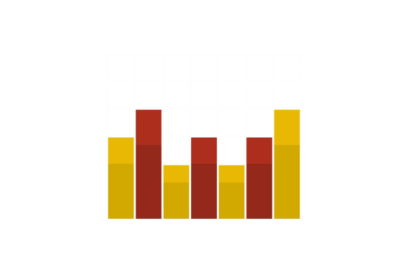 new-graph-icon-vector-flat