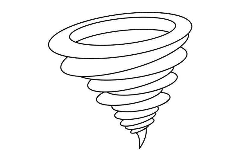 tornado-icon-outline-style