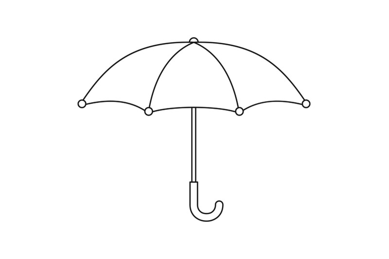 umbrella-icon-outline-style