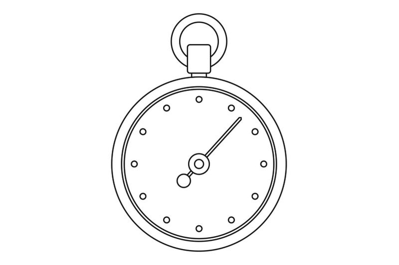 stopwatch-icon-outline-style