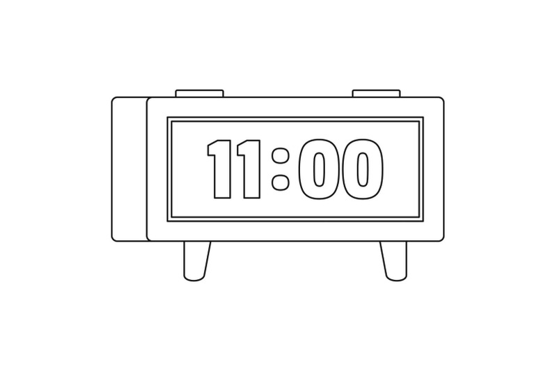 digital-clock-icon-outline-style