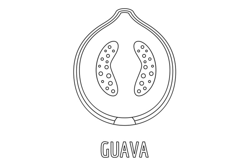 guava-icon-outline-style