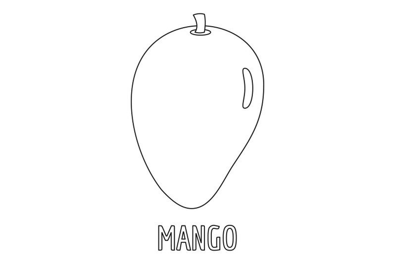 mango-icon-outline-style