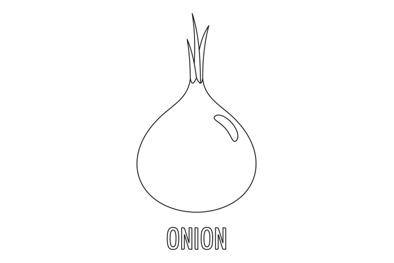 onion-icon-outline-style