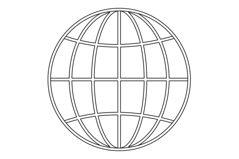 global-icon-outline-style