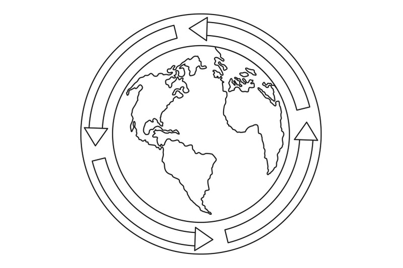 earth-icon-outline-style