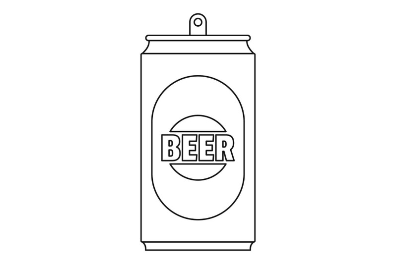 beer-can-icon-outline-style