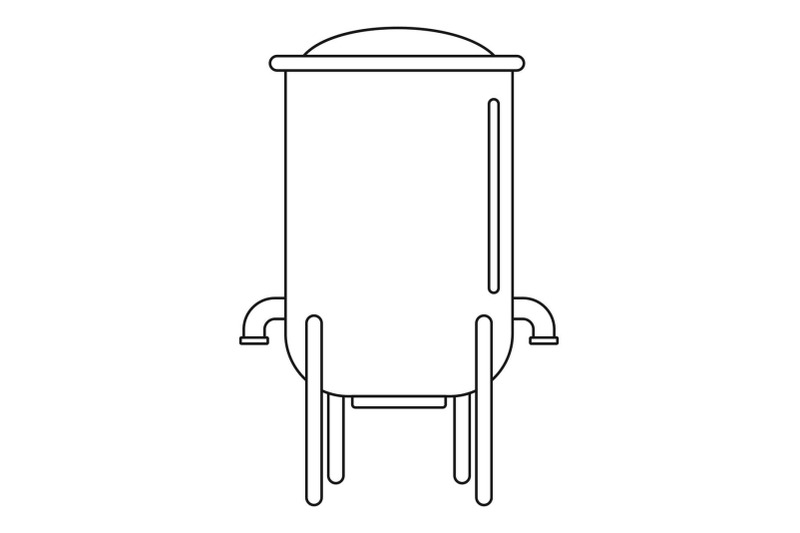 barrel-icon-outline-style