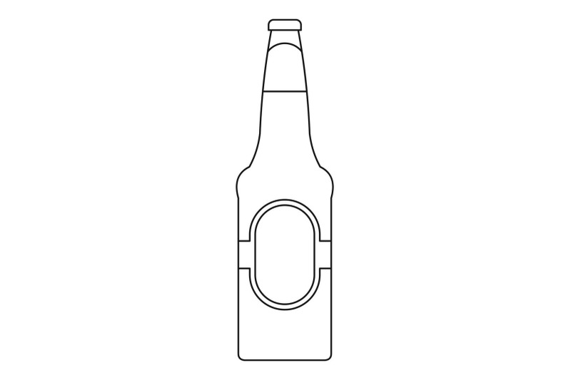 bottle-of-beer-icon-outline-style