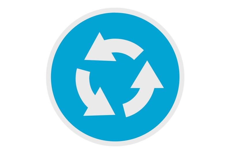 circular-arrow-icon-flat-style