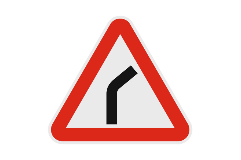 left-turn-icon-flat-style