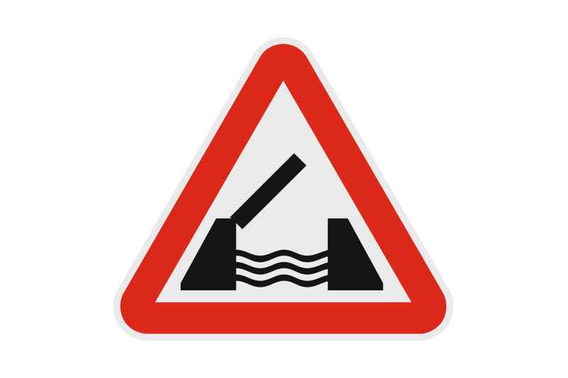 drawbridge-icon-flat-style