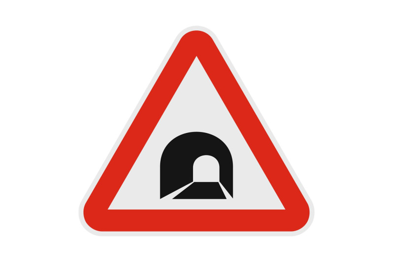 tunnel-icon-flat-style