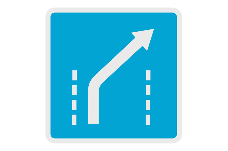 traffic-to-the-right-icon-flat-style