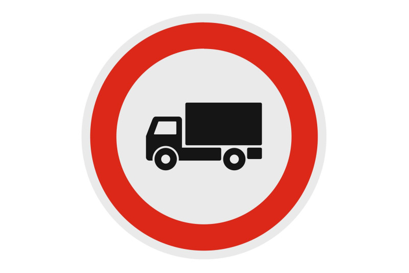 truck-is-prohibited-icon-flat-style