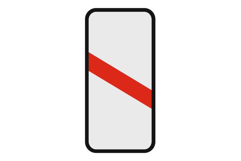 railway-crossing-icon-flat-style