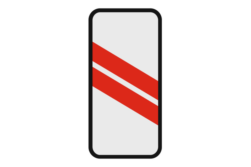 approaching-the-railway-icon-flat-style