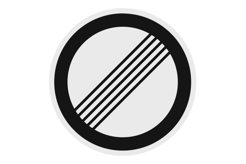 end-of-all-restriction-icon-flat-style