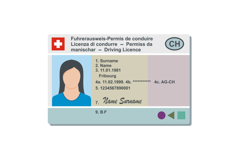 driving-license-icon-flat-style