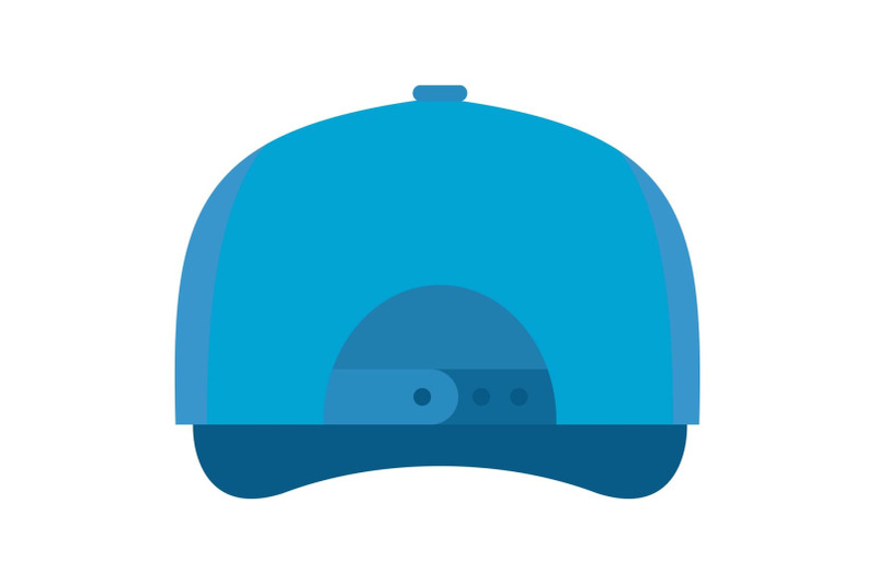 baseball-cap-back-icon-flat-style