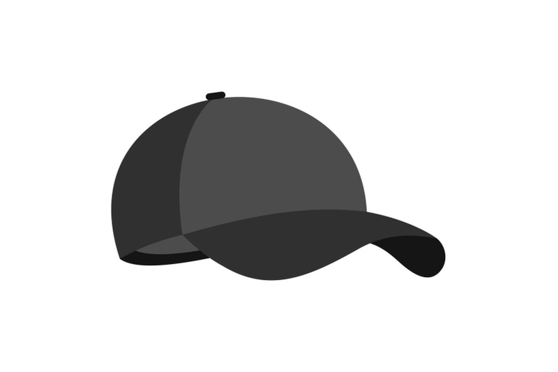 big-baseball-cap-icon-flat-style