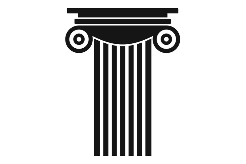 reinforced-concrete-column-icon-simple-style