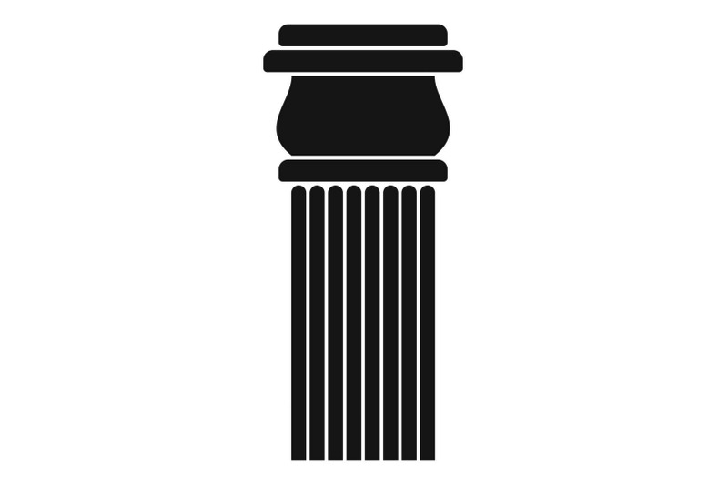 stone-column-icon-simple-style