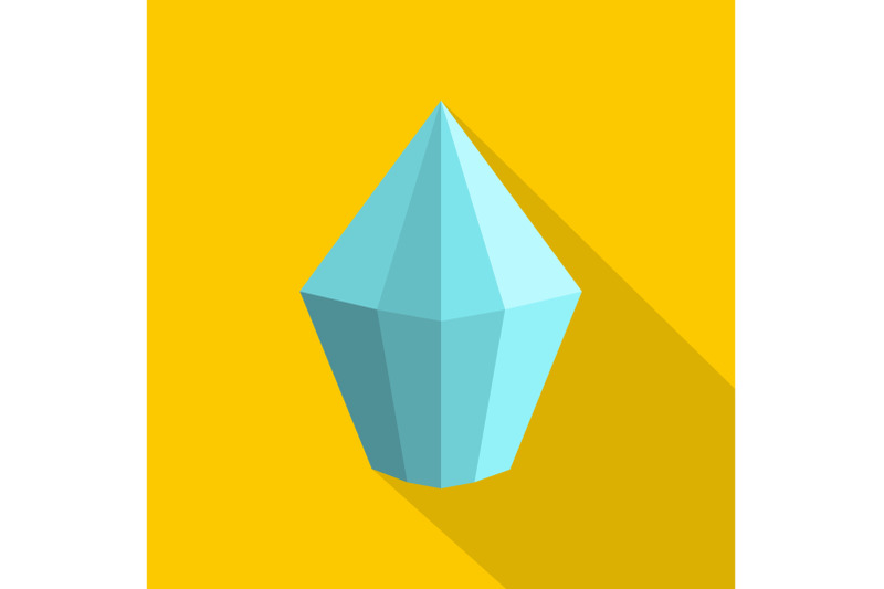 cone-shaped-diamond-icon-flat-style