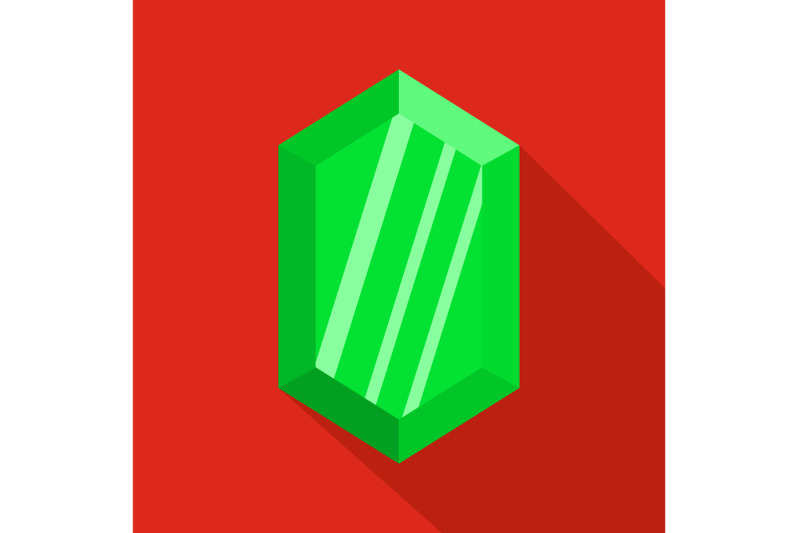 green-adamant-icon-flat-style