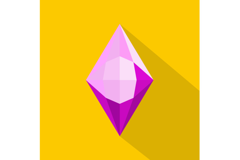 iridescent-stone-icon-flat-style